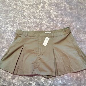 Abercrombie & Fitch Olive Green Khaki Women's Skort